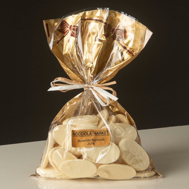 cialde cioccolato bianco cioccolatini in confezione da 500g da acquistare su internet